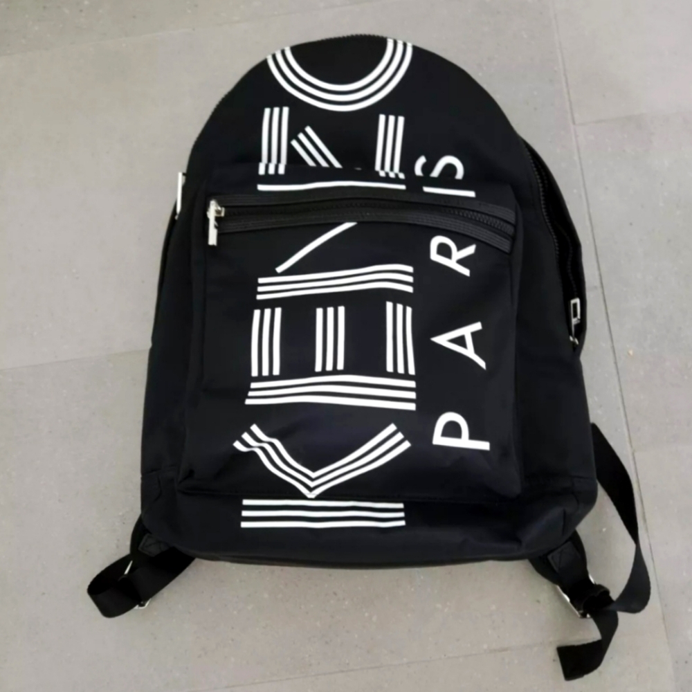 🔥KENZO stylish black backpack logo nylon brand new!🔥
